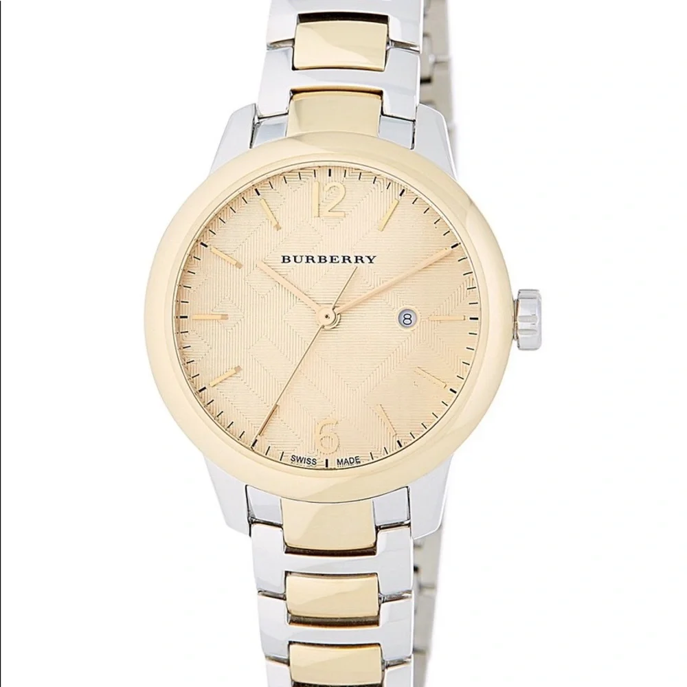 Burberry Women Classic Two-Tone Swiss Quartz Watch - Picture 3 of 8
